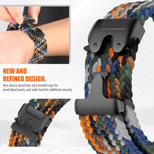 Correa trenzada nylon para Google Pixel Watch 4 45mm miniatura 4