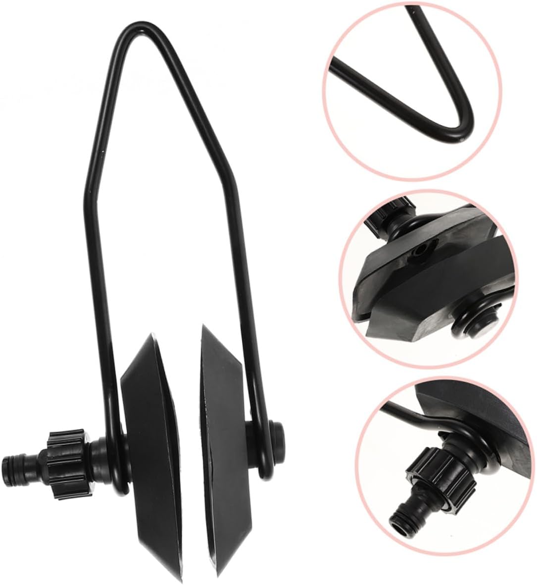 Toyvian 2pcs Outboard Motor Flushers Boat Water Muffs Engine Flush Kit Double Inlet Compatible with Large Boat Motors for Marine Engine Cleaning and Maintenance