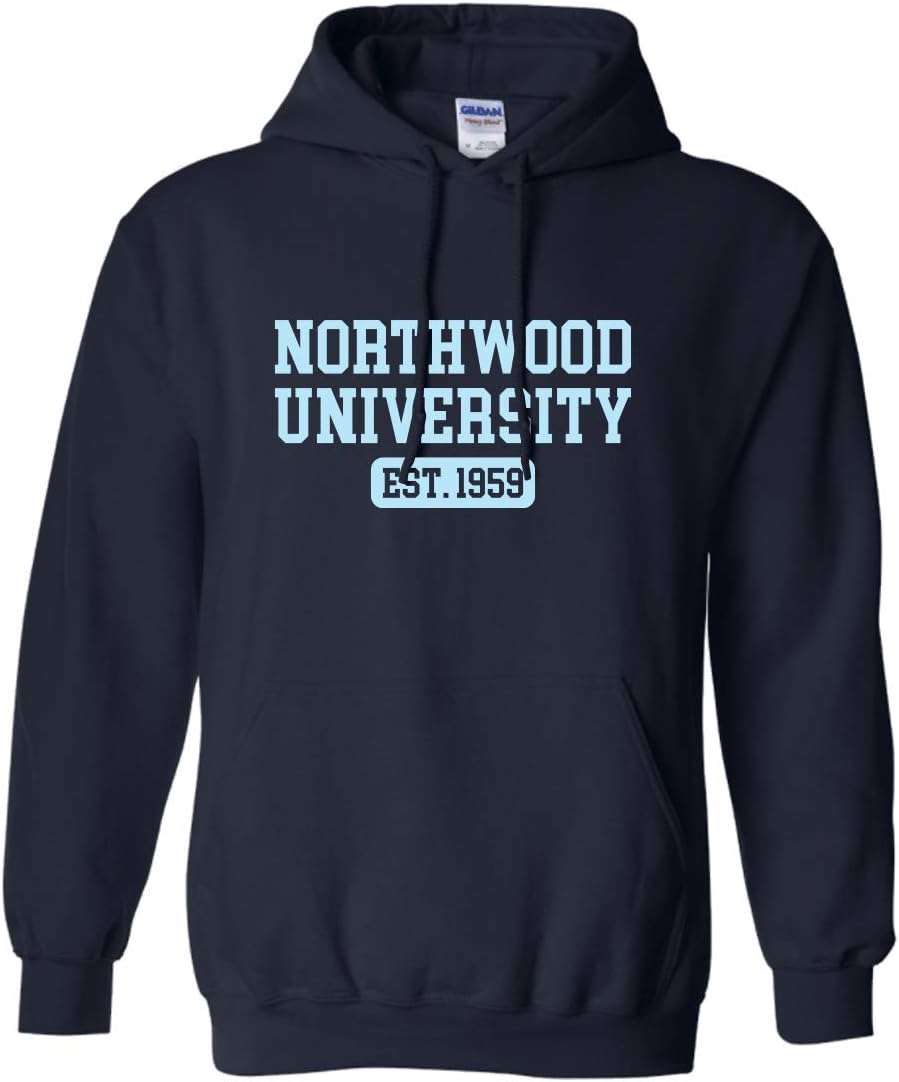 CreateMyTee | Northwood University EST One Color Hooded Sweatshirt |