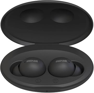 Maxell MXH-BTW400BK Bluetooth Fully Wireless In-Ear Headphones