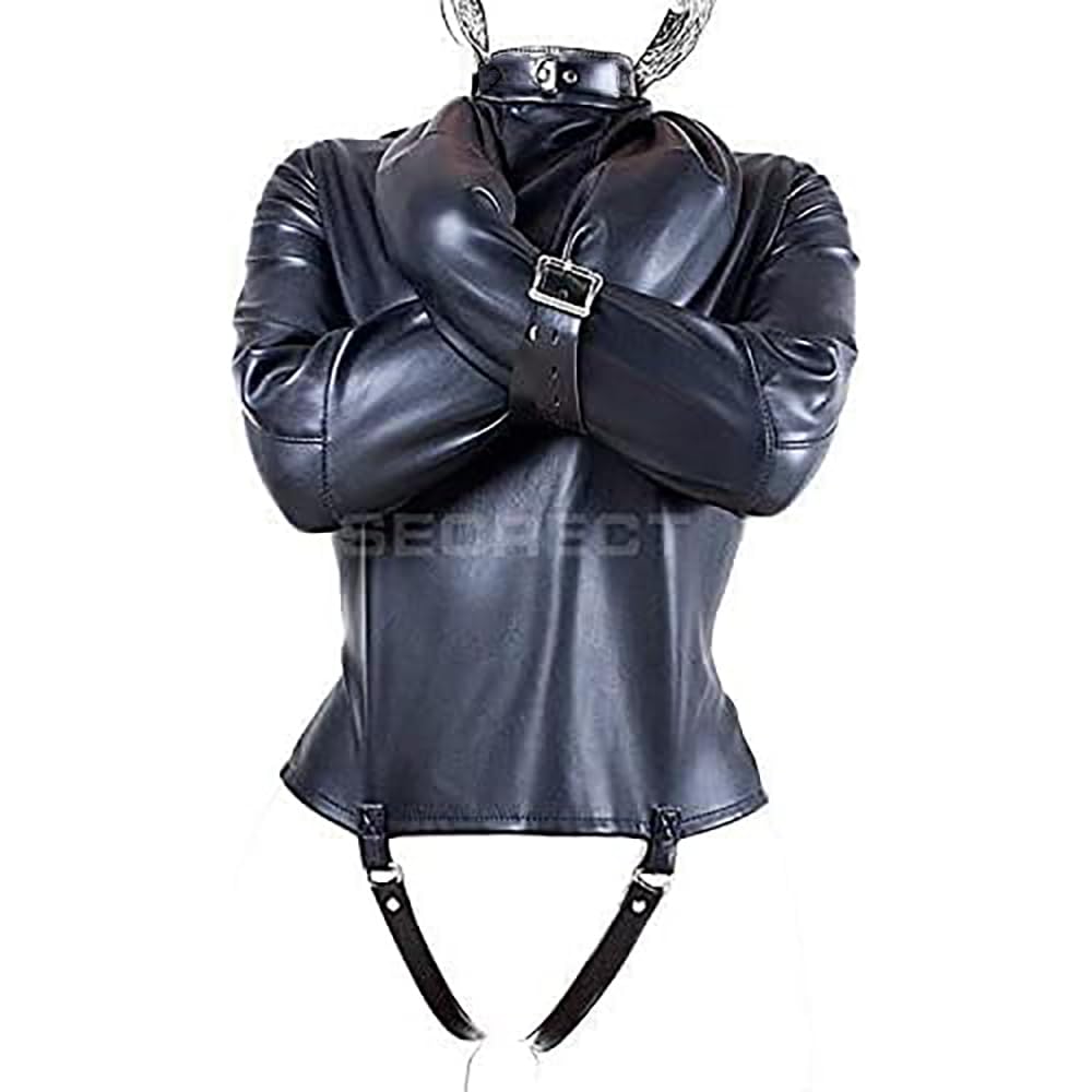 Liebezärt Camisole de force de chasteté en cuir Bdsms Jouet pour homme et femme