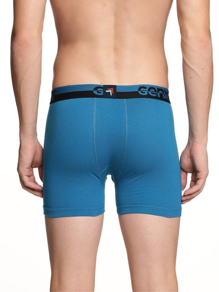 Image of Genx Jazz Men's Trunk - 100% Combed Cotton, Vibrant Colors, Trendy, Comfortable, Perfect fir Underwear(Pack of 2)(Color May Vary)