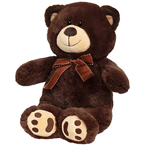 Joon Mini Teddy Bear, Dark Brown, 13 Inches