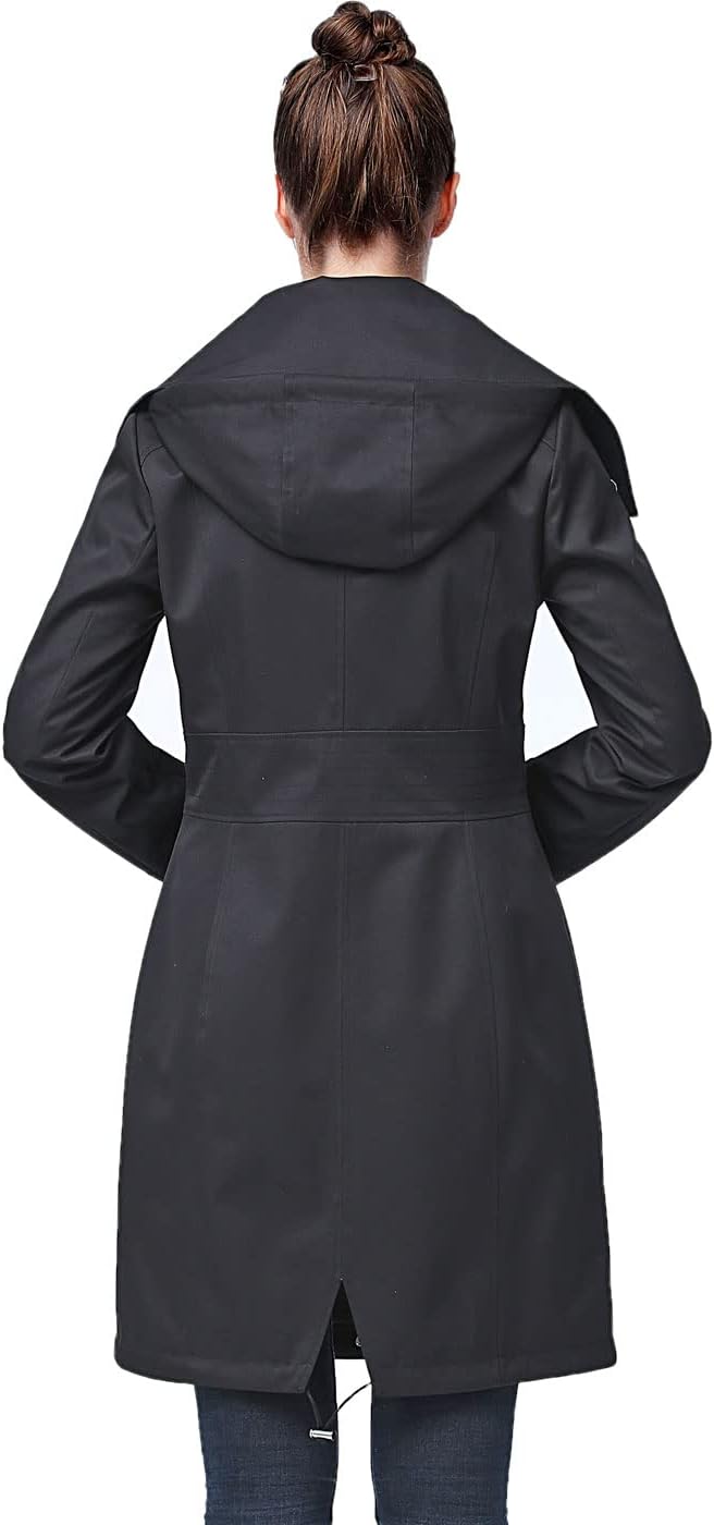BGSD Women Anais Waterproof Hooded Rain Jacket Ourdoor Windbreaker Parka Coat - Regular & Plus Size