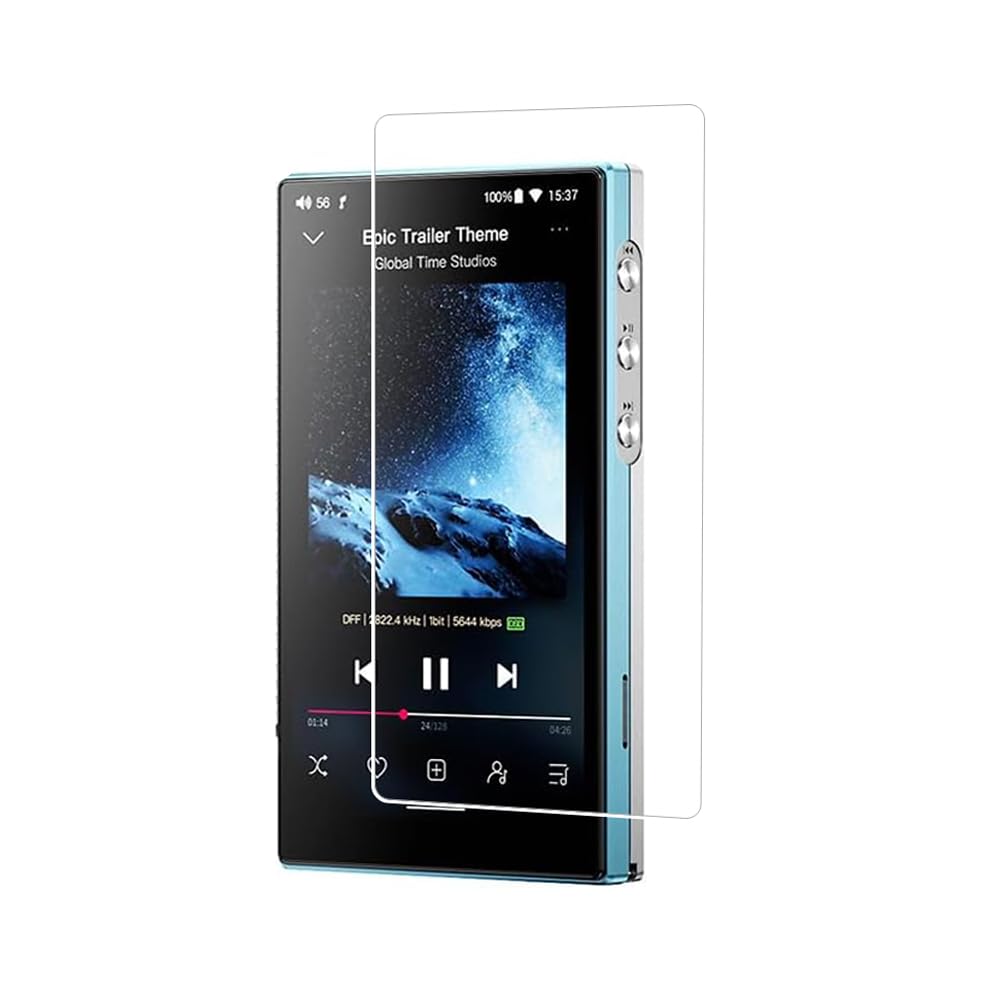 FiiO JM21 Lot de 2 films protecteurs d'écran 4,7" verre trempé 9H anti-rayures