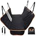 Dog Car Seat Covers – Backseat Covers for Pets – Heavy-Duty Durable Pet Hammock – Practical, Machine Washable – Mesh Window – Universally Compatible – Waterproof Design – 2 Velcro Pockets