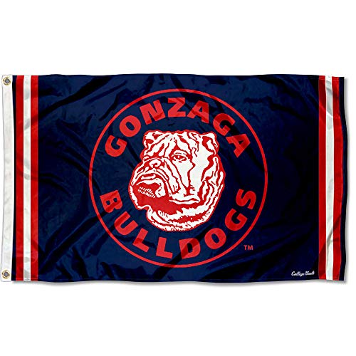 Gonzaga Bulldogs Vintage Retro Throwback 3x5 Banner Flag