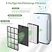 FY2420/30 Ersatzfilter kompatibel mit Philips Luftreiniger AC2882, AC2885, AC2887, A2889, AC2892, AC3829, Serie 2000 und 3000, inklusive 1 HEPA-Filter und 1 Aktivkohlefilter