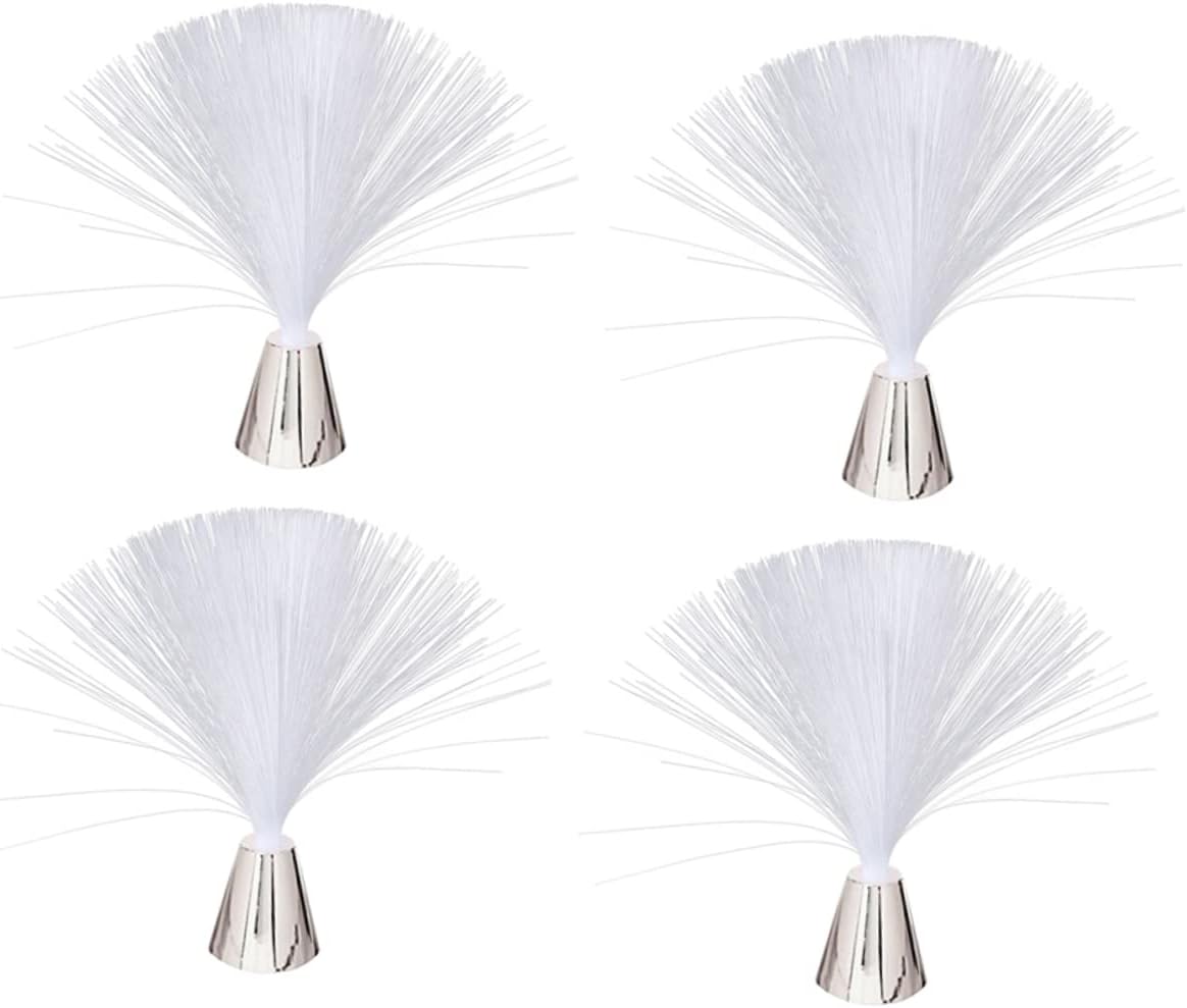 Holibanna 4pcs Effect Fiber Optic Lamps Led Fiber Lamp for Party No Battery Decorative Lights for Home Office