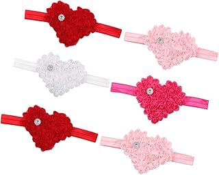 ibasenice 6pcs baby headbands kids hijab hair ties kids bowknot hairband Baby party head decor Party Baby photo props Hair band for baby Hair Accessories for baby elasticity decorate child