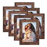bilderrahmen set holz braun Vielseitig einsetzbar: Das fotorahmen 7 er set kann horizontal oder vertikal an die wand gehängt oder auf einem tisch verwendet werde.