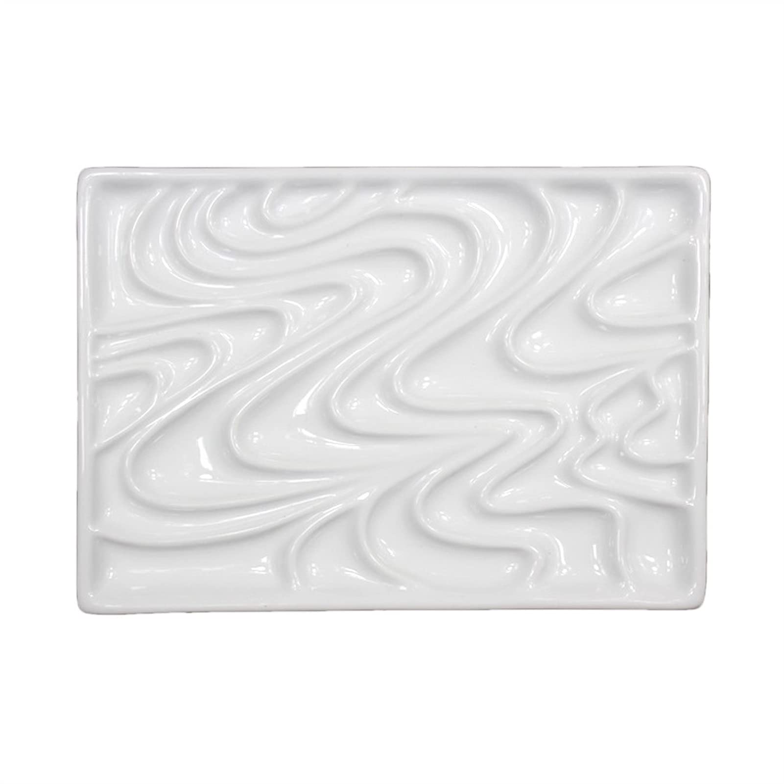 Ceramiczna Paleta Artysty, Akwarela I Gwasz Ceramiczna Taca Mieszająca, Odpowiednia Do Malowania Olejnego, Akwarela, Gwaszu Itp.