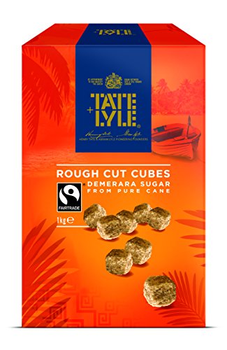 Tate and Lyle Fairtrade Demerara Rough Cut Sugar Cubes 1kg