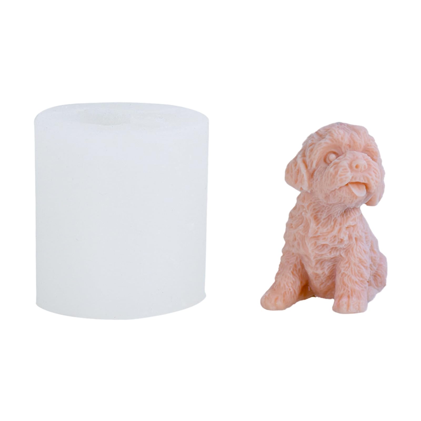 Alksubbm Dog Silicone Molds Easy Demolding Temperature Resistant Multipurpose for Epoxy Resin Soap Making Flexible
