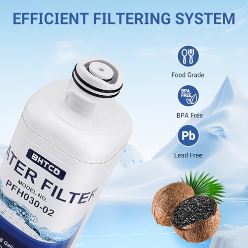 Image of Water Filter for Samsung RF23BB8600QLAA / RF30BB6600QLAA / RF30BB660012AA / RF30BB6200QLAA / RF29BB8600QLAA /RF29BB860012AA / RF30BB620012AA Refrigerator Replacement -3PCS