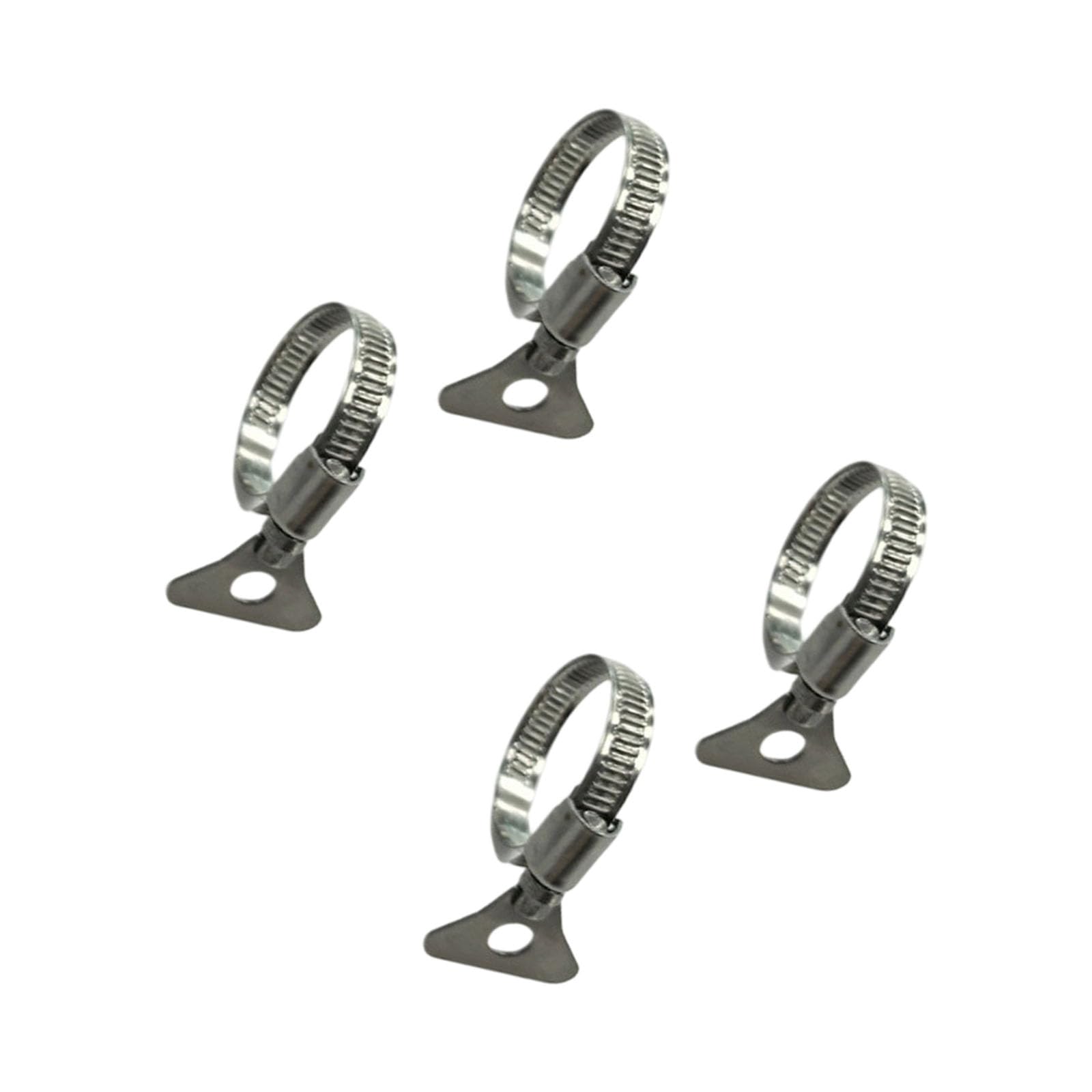 Tfaoys 4 Hose Clamps Metal Clamp Hardware Hose Accessory For Connection Repair, Setup Care, Replacement Upkeep, And Home Tasks Hose Connection Accessory Metal Clamp Hardware Replacement Repair Maintenance Garden