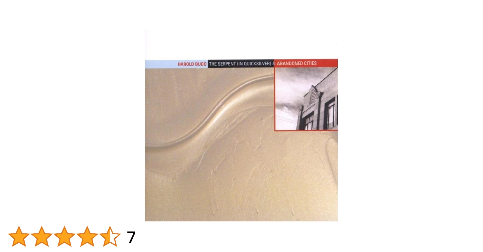 Serpent: In Quicksilver / Abandoned Cities: Budd, Harold