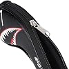 10pcs/Set Shark Golf Club Iron Head Covers Headcover with No. on Both Sides Suitable for Right and Left Handed Golfer Zipper Closure