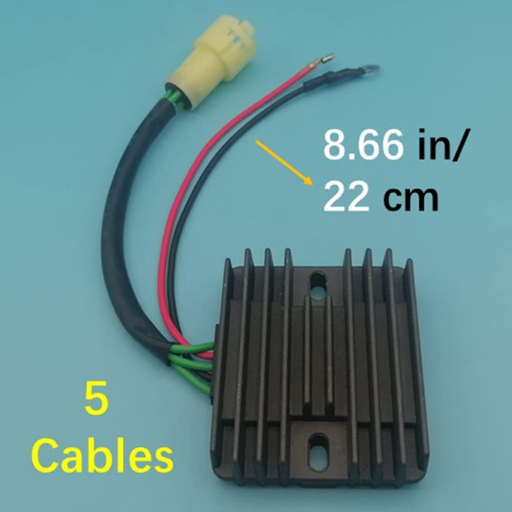 Voltage Regulator Rectifier Compatible with Mercury Yamaha 804278A12 804278T11 67F-81960-12-00 67F-81960-11-00 67F-81960-10-00 75-90 HP 4 Strokes Marine 80-100HP Outboard 2000 2001-2005 Z34