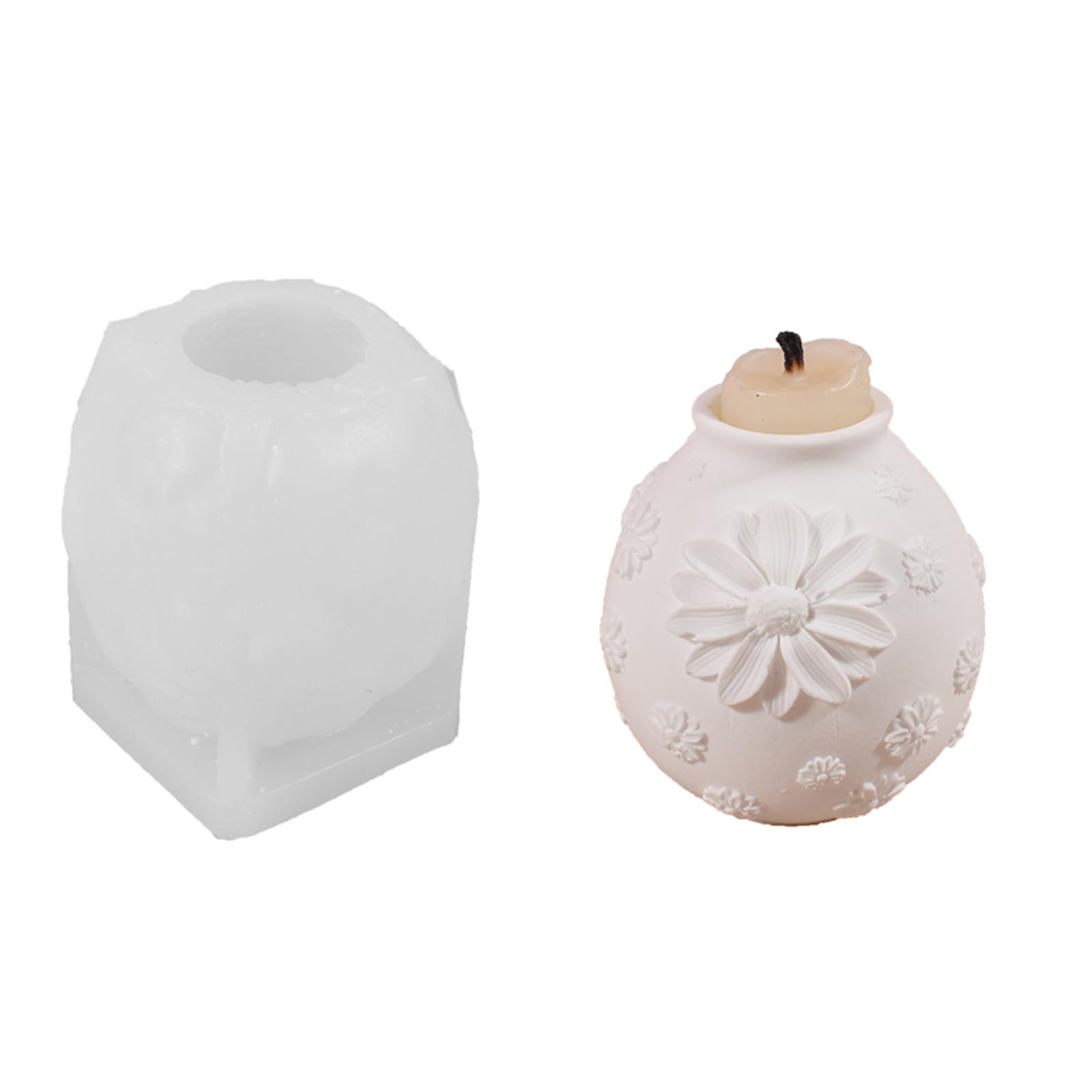 ZEPFJHE Carving Silicone Vase Molds Candlestick Silicone for Epoxy Casting Making Holder Holiday Decoration 浮雕花瓶decorative Cast