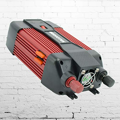 Audiotek 1500W Watt Power Inverter Dc 12V Ac 110V Car Converter Usb Port Charger #TOP2