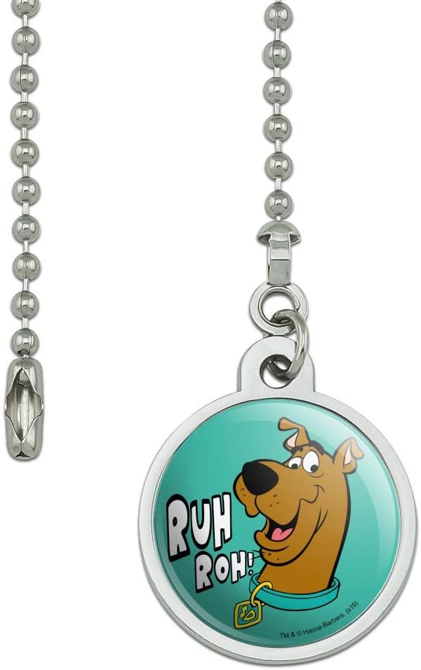 GRAPHICS & MORE Scooby-Doo Ruh Roh Ceiling Fan and Light Pull Chain