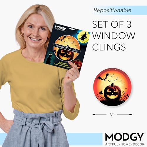 Set de 3 calcomanías decorativas para ventana Halloween miniatura 6