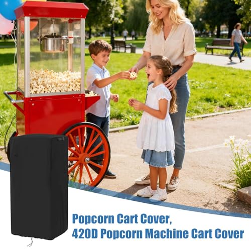 Housse de machine à popcorn imperméable et résistante aux UV pour la protection extérieure