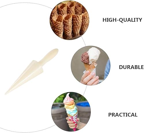 Miniatura 6 de MARURY Pizzelle rodillo de cono de helado Krumkake Herramienta de pastelería Cono de helado Cocina Hornear Waffle Cone Maker Tool Waffle Cone Roller