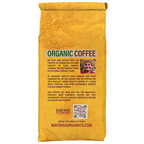 Mayorga Organics Mocha Java, 2lb Bag, Medium Roast Whole Arabica Bean Coffee, Specialty-Grade, USDA Organic, Non-GMO Verified, Direct Trade, Gluten Free, Kosher
