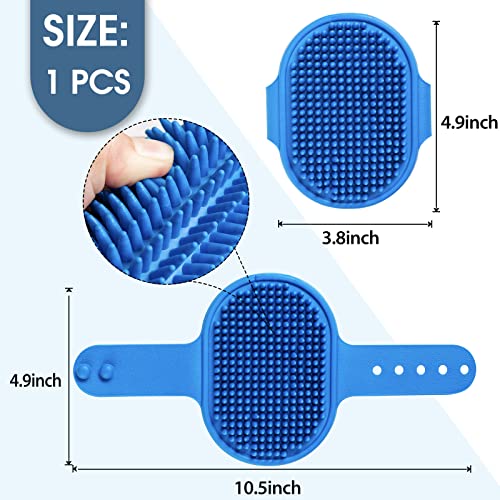 Dog-Grooming-Brush-Lilpep-Pet-Shampoo-Bath-Brush-Soothing-Massage-Rubber-Comb-with-Adjustable-Ring-Handle-for-Long-Short-Haired-Dogs-and-Cats