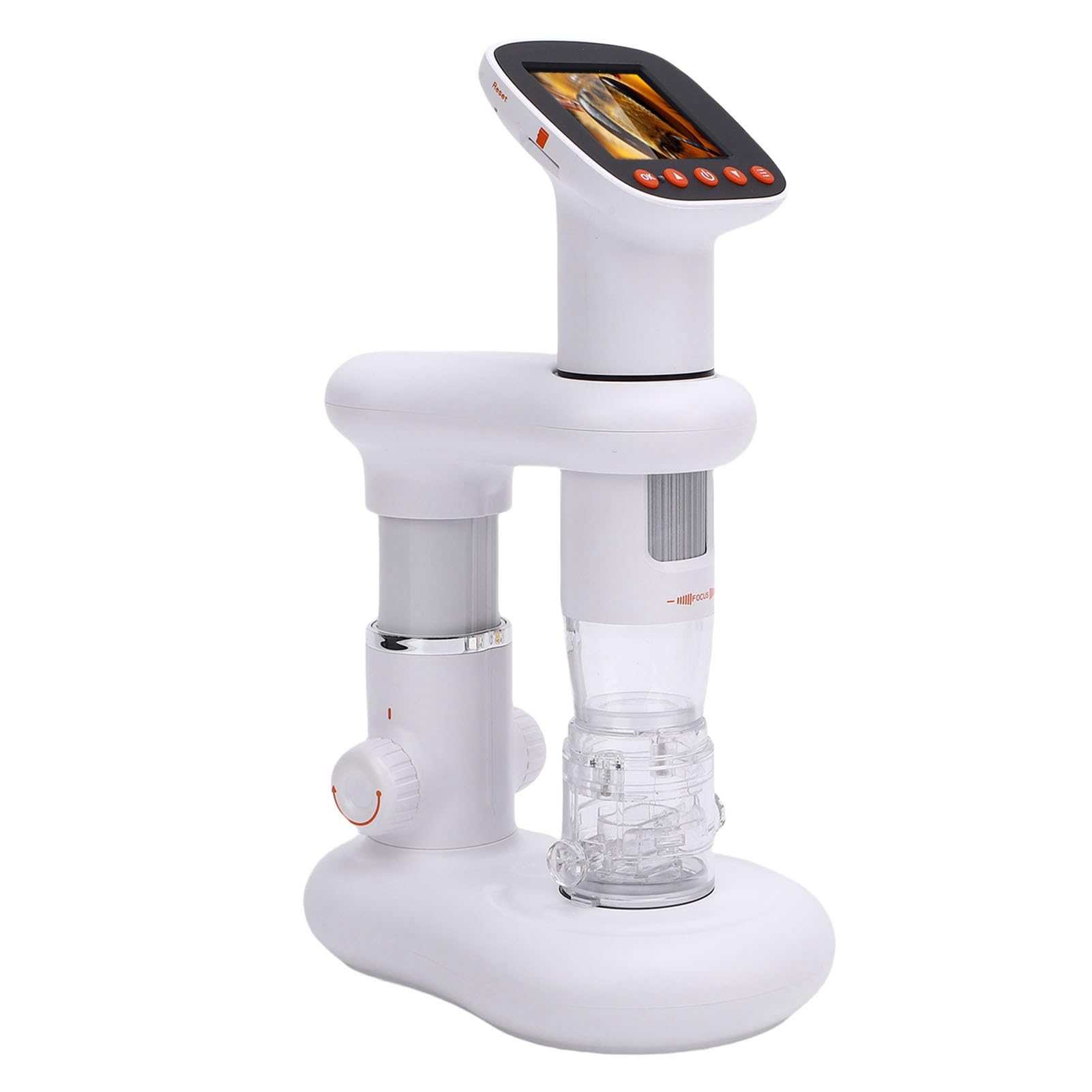 Annadue Handheld-Digitalmikroskop, 1080P 2MP 1000-fache Verstärkung, 2-Zoll-Bildschirm, Tragbares Kleines Mikroskop für Studenten