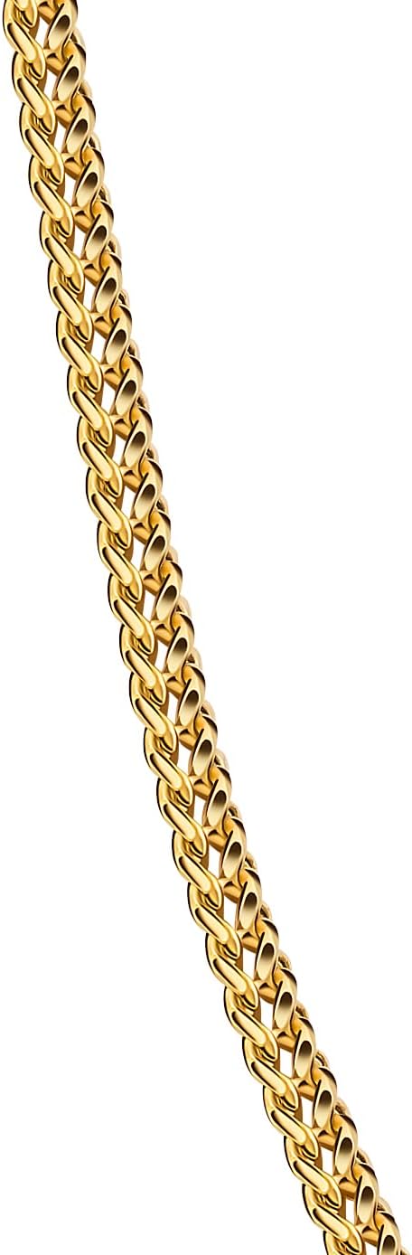 PORI JEWELERS 14K Yellow Gold 1.5mm Franco Square Box Chain Necklace - Lobster Clasp- Multiple Size Available - Image 3