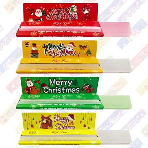 Yacool Rolling Papers 7 Different Colors + 1 Filter Tip, Classic Kingsizeslim Rolling Paper, Natural Arabic Gum, Ultra-Thin&Slow Burning #TOP3