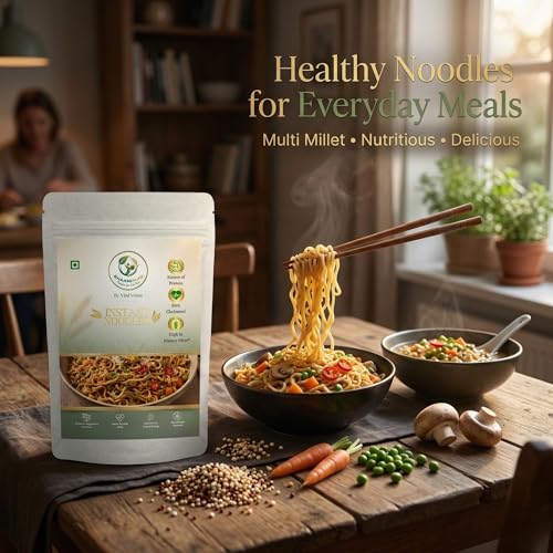 Image of Bhaani Pure (By Vital Venus) No Maida Hakka Noodles, Millet & Whole Wheat | 28% Daily Fibre | 150g