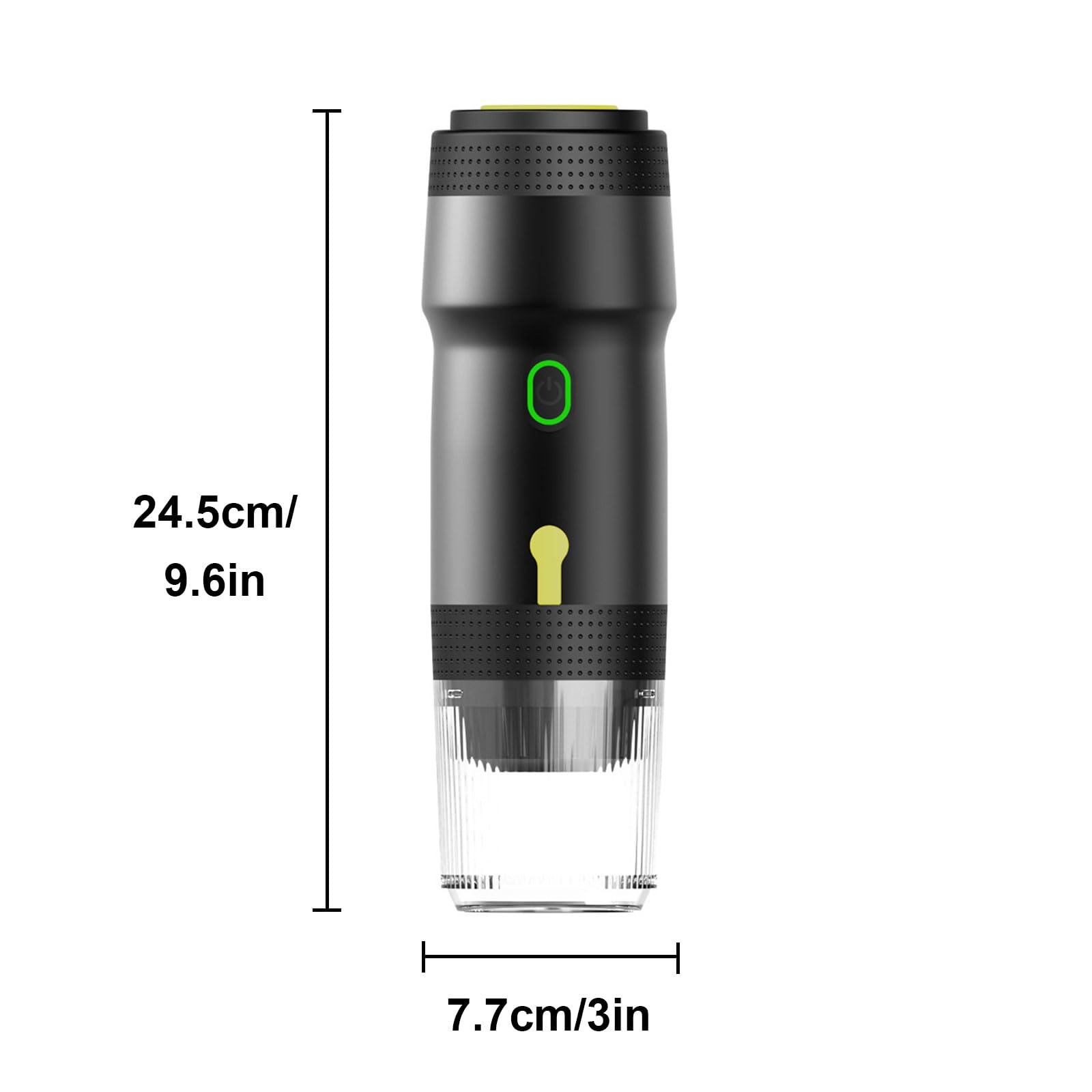 Cafetera eléctrica portátil 3 en 1 con batería de 7500 mAh, calentamiento rápido en 5 minutos, ideal para camping y viajes
