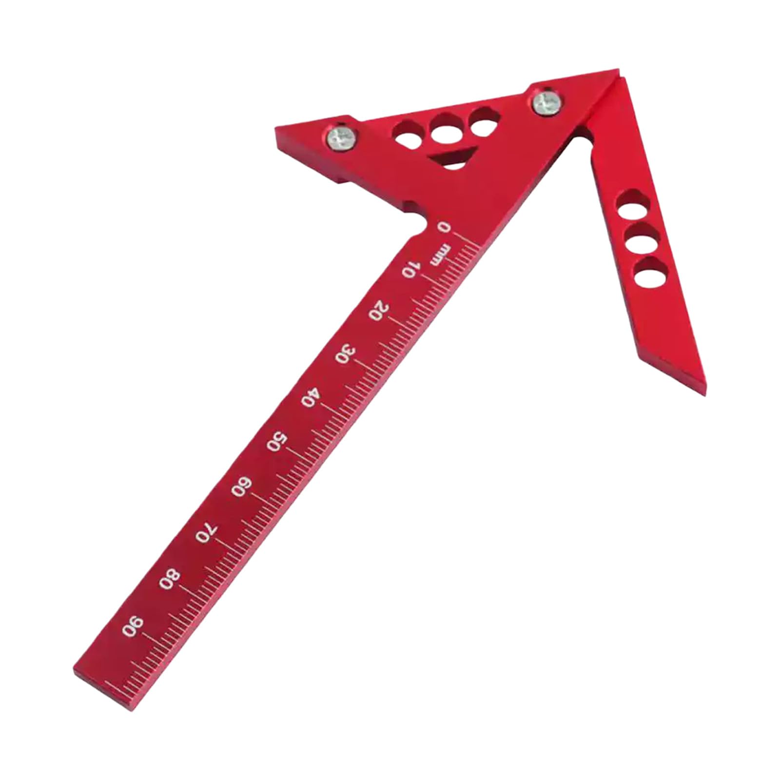 Professional Aluminum Angles Measurer Lightweight for Accurate Woodworking Projects Multiple Functional Builder Measuring Tool
