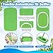 8 Stück Swiffer Bodenwischer, Tücher Wiederverwendbare, Für Nass Und Trockengebrauch, Bodenwischtücher, Bodentücher, Bodentücher Feucht, Bodenwischer, Feuchte Bodentücher Mop-25.5 X11.5cm