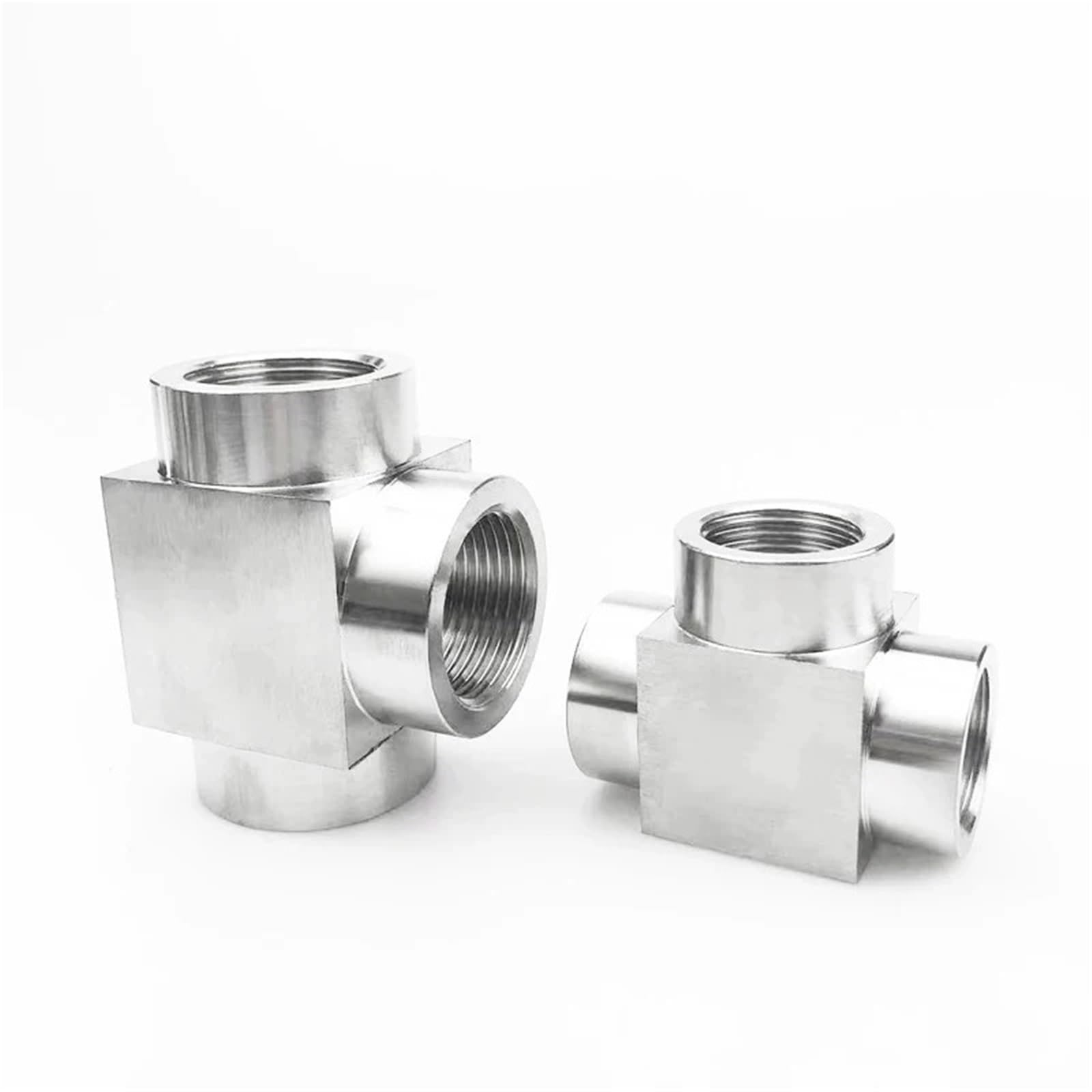 1/8" 1/4" 3/8" 1/2" M10 M12 M14 M16 M18 M20 BSP NPT metryczny gwint żeński trójnik 3 Way 304 rura wysokociśnieniowa ze stali nierdzewnej Fi(304 NPT1I2)