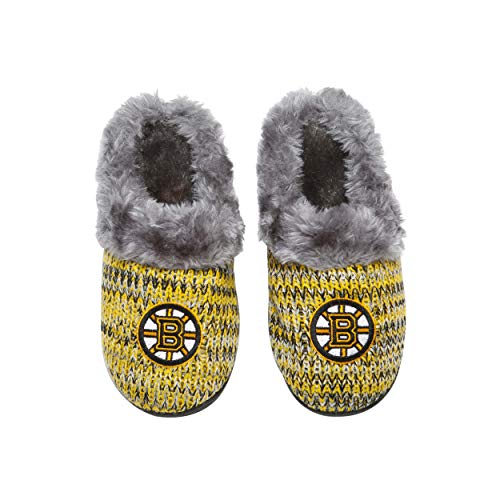 Image of FOCO Womens NHL Team Logo Peak Slide Slippers