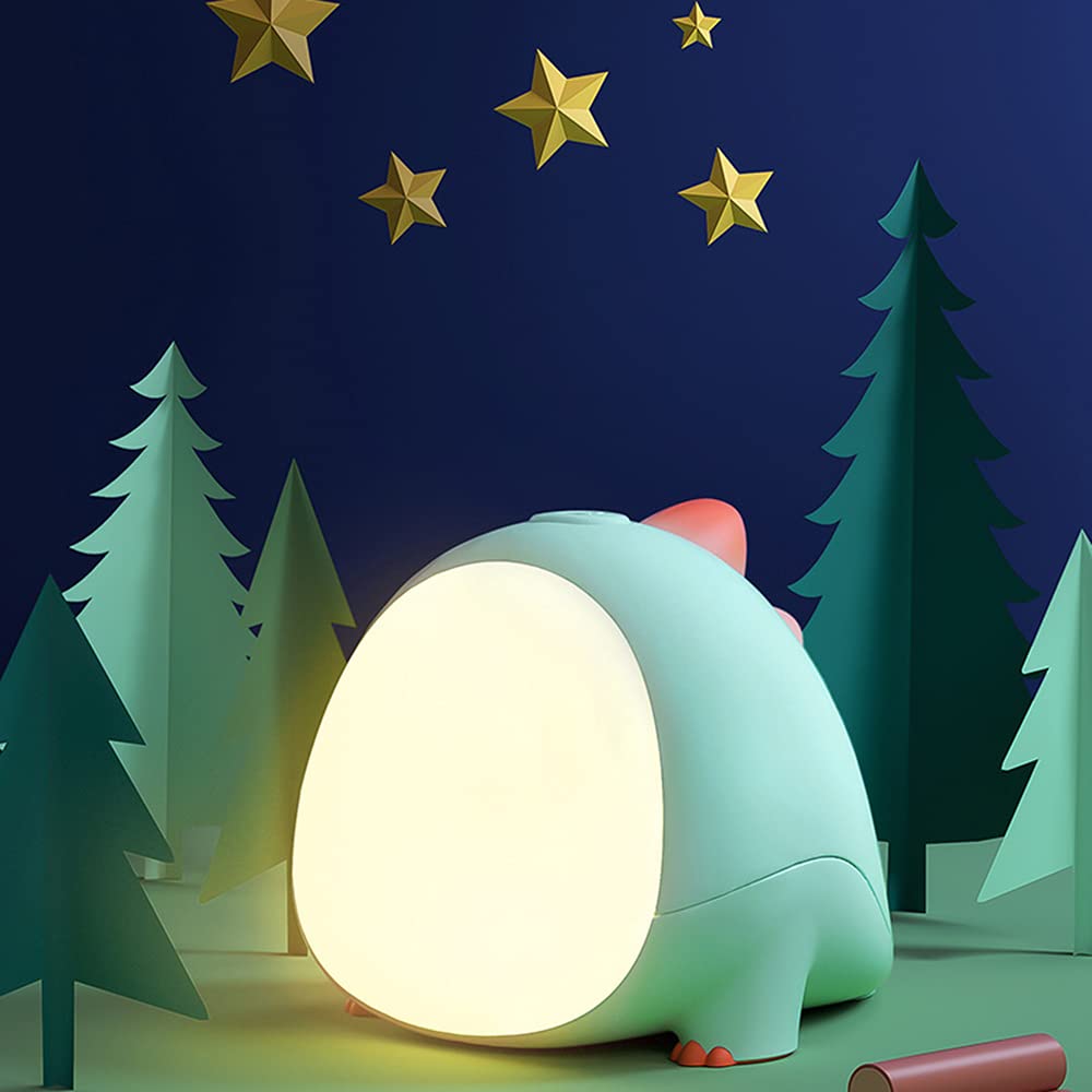 La Petite veilleuse Dinosaure avec minuterie d'arrêt Automatique, lumière Kawaii sûre et Durable et Compagnon Lumineux, adaptée à l'alimentation de bébé et au Changement de Couche