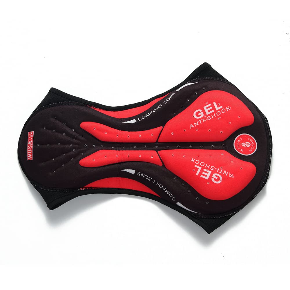 Intimo da Bici da Uomo con Imbottitura Confortevole Traspirante Slip da Bicicletta Imbottiti Pantaloncini da Bici MTB per Il Ciclismo a Breve/Lungo Percorso, M-3XL