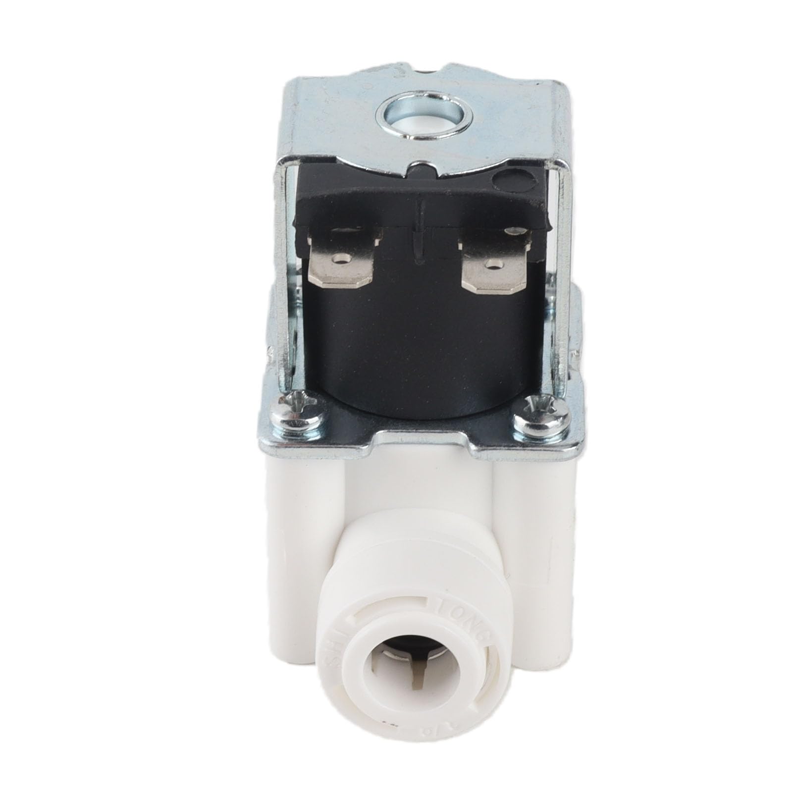 Elettrovalvola 12V DC 3/8" NC a Normale Chiusura per Depuratore d'Acqua con Attacco Rapido, Valvola Magnetica Elettrica in Plastica e Rame, Impermeabile