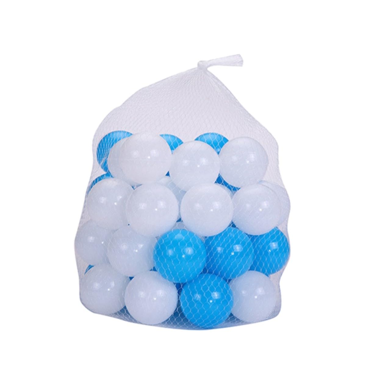 TOYANDONA 50 Piezas Balones De Plástico Resistentes Al Aplastamiento Gruesas Bebés con Bolsa De Malla Juguetes Educativos para Balones De Piscina y