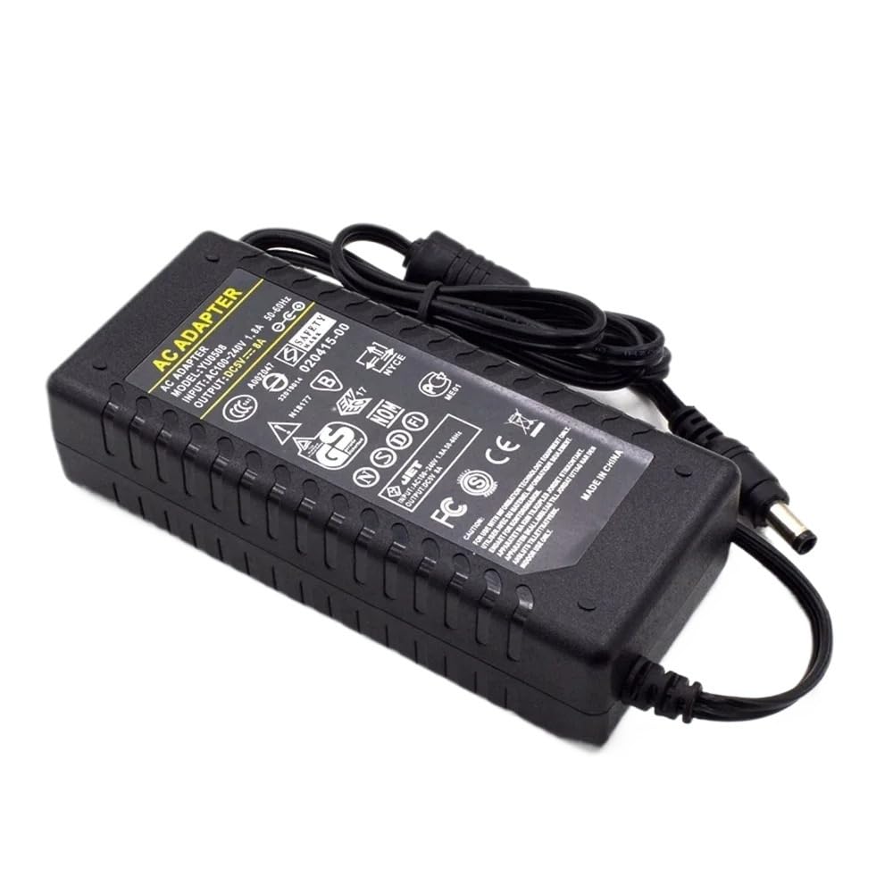 Transformador de 40W evita parpadeos en tiras LED con su potencia de 5V 8A continua