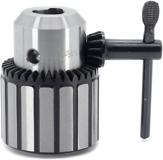 Drill Chuck JESTUOUS JT33 Key Type 5/8 Inch(1-16mm) with MT2 Morse Taper Arbor Heavy Duty Chucks