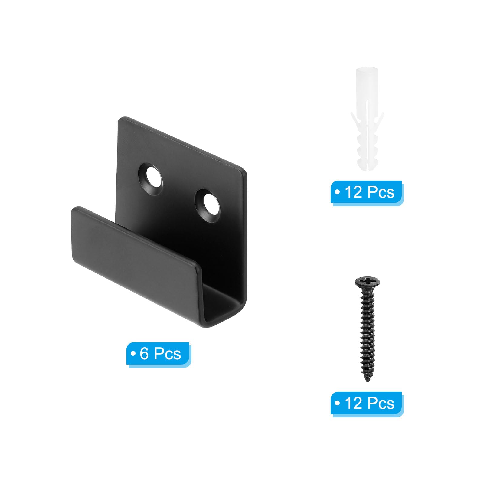 PATIKIL Tile Hanger Bracket 1.38x0.63x0.4 - Image 3