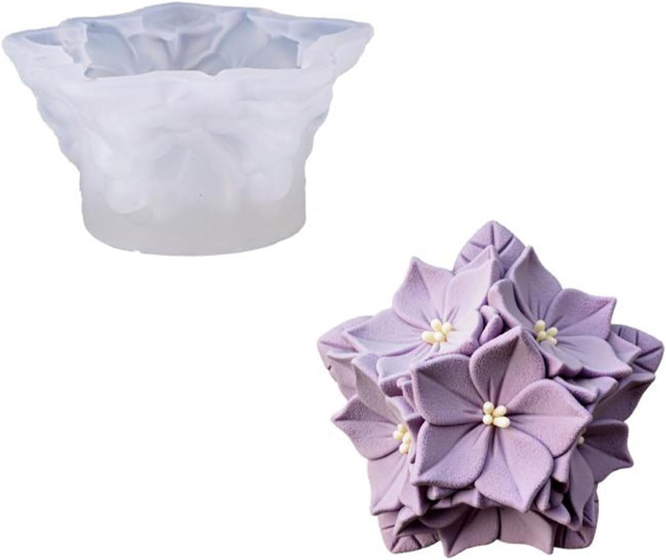 Flower Silicone Candle Mold 3D Flower Bouquet Molds for Making Candle Wax Melts Aromatherapy Chocolate Candy Cake Decoration Cupcake Resin Crafts Home Decor Party Gifts Soap Making-image-43