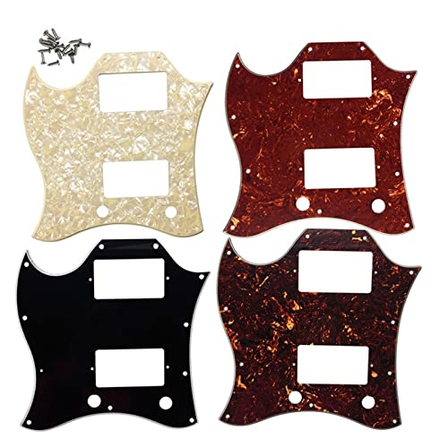 BIPROS Compatible avec Gib Gaucher Standard SG Full Face Guitar Pickguard Route PAF Humbuckers Scratch Plate (Color… - Les Beatles, Paul McCartney, John Lennon, RIngo Starr, George Harrison BIPROS Compatible avec Gib Gaucher Standard SG Full Face Guitar Pickguard Route PAF Humbuckers Scratch Plate (Color… – Image 3