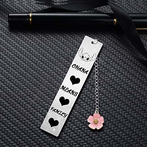 Ohana Means Family Gifts Ohana Bookmark Gifts For Daughter Niece Girls Cute Stitch Gifts Bookmarks For Best Frend Women Friendship Birthday Gift Book Lovers Inspirational Presents(Ohana Means Family) #TOP2